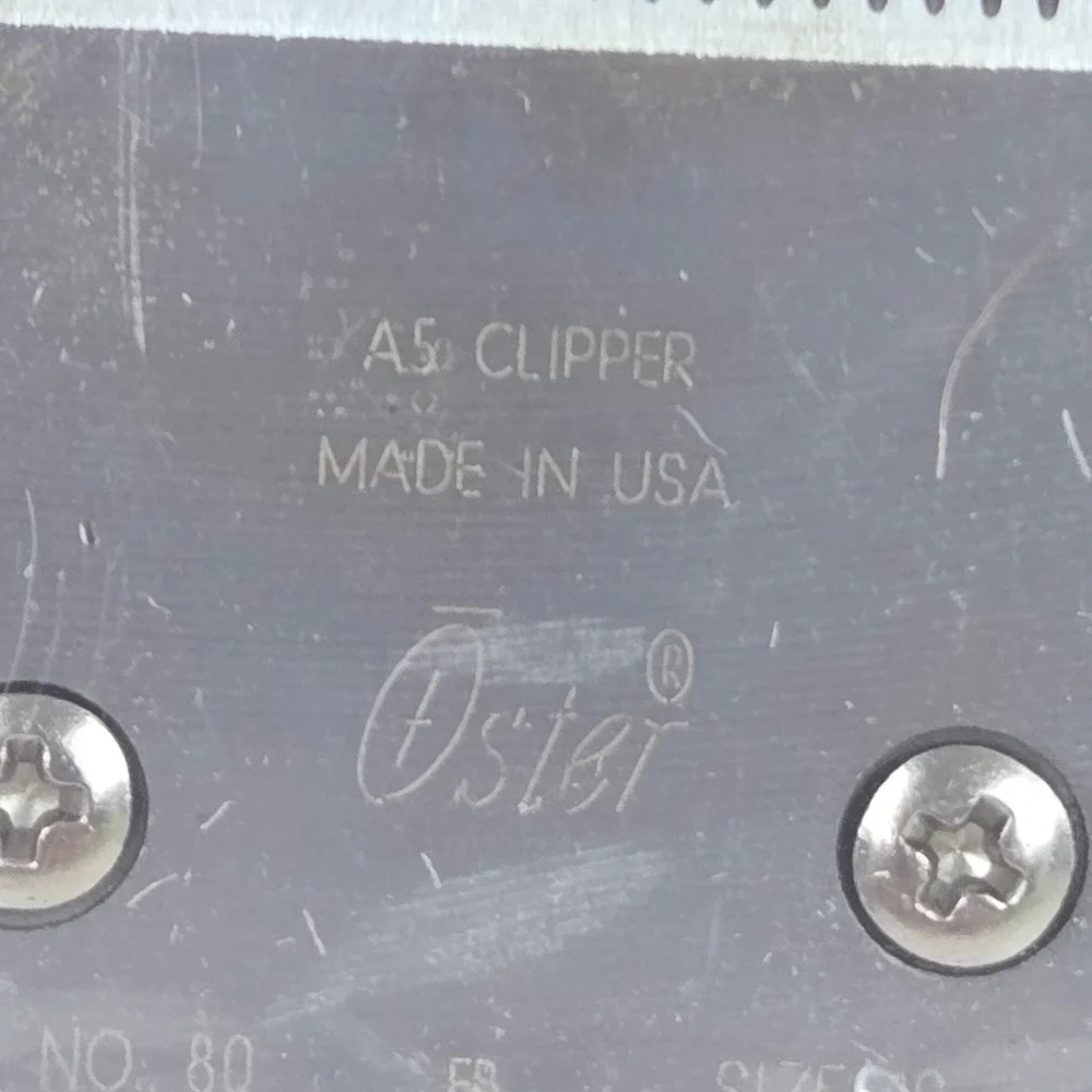 Vtg Oster Clipper Blade A5 Color Match System Size 10 1/16